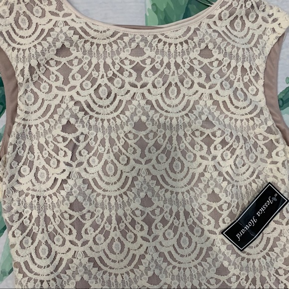 NWT Jessica Howard Lace Sheath Dress - Picture 2 of 6